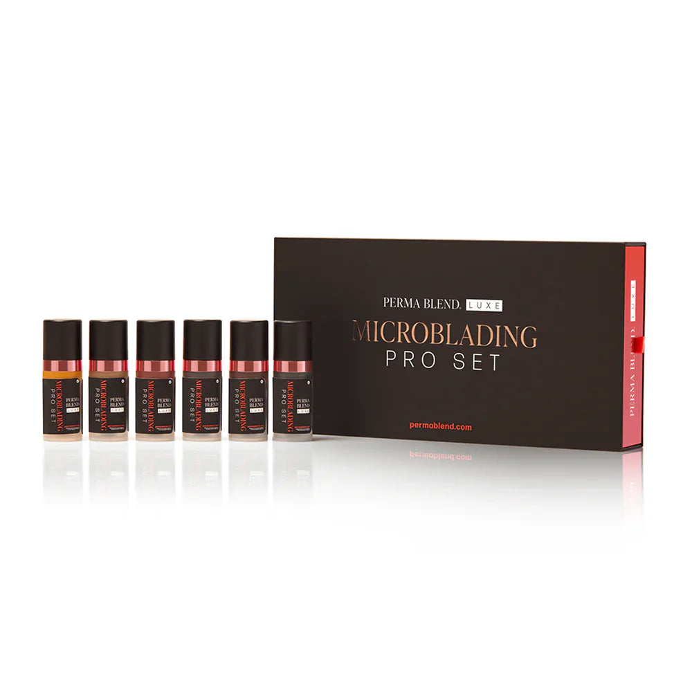 Perma Blend Microblading Pro Set Pigments – 6 1/2oz Bottles