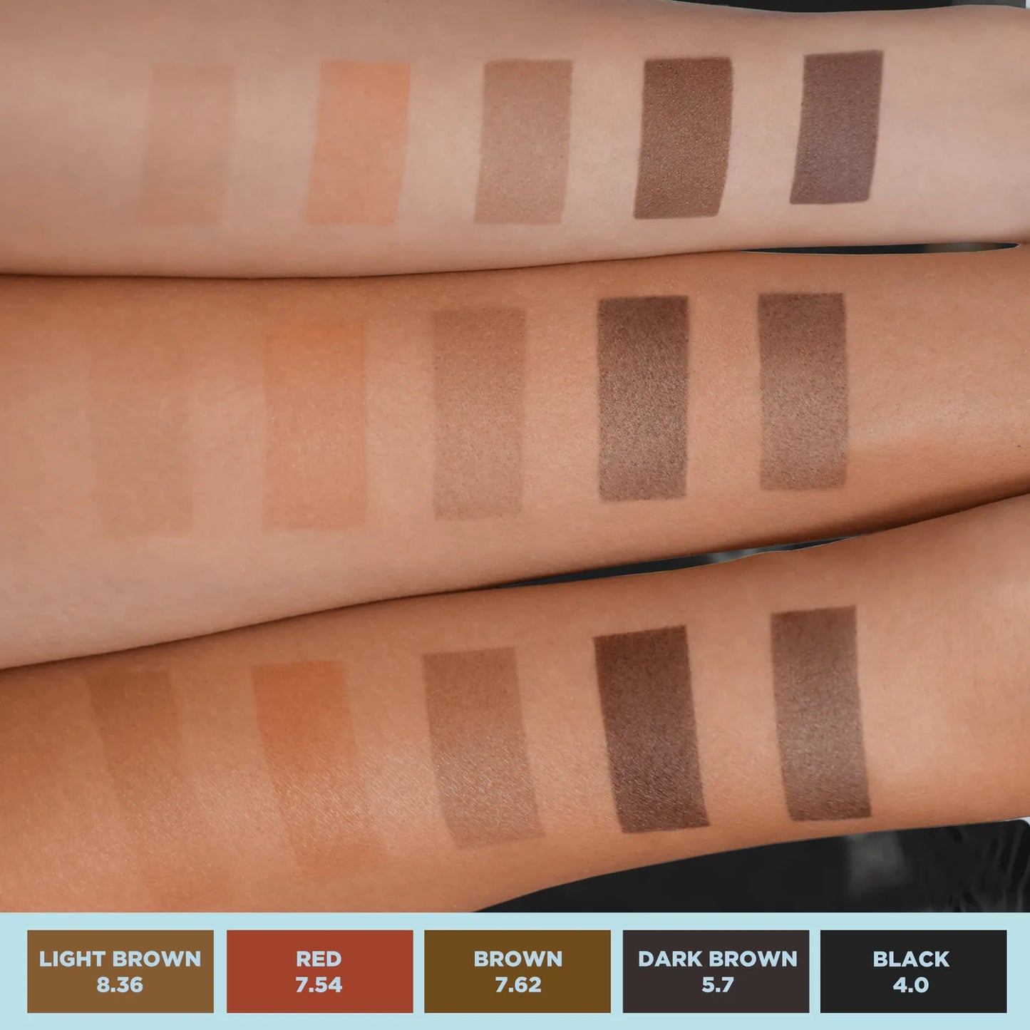 OKO Dye for eyebrow and eyelash H20 Liquid Hybrid Tint Red 7.54, 15 ml