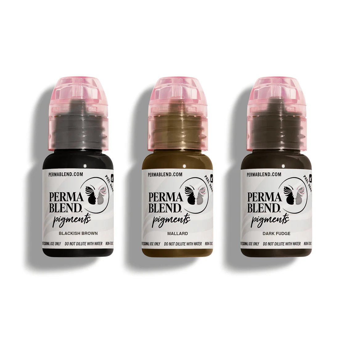 Perma Blend Cool Eyebrow Pigments Mini Set – 3 1/2oz Bottles