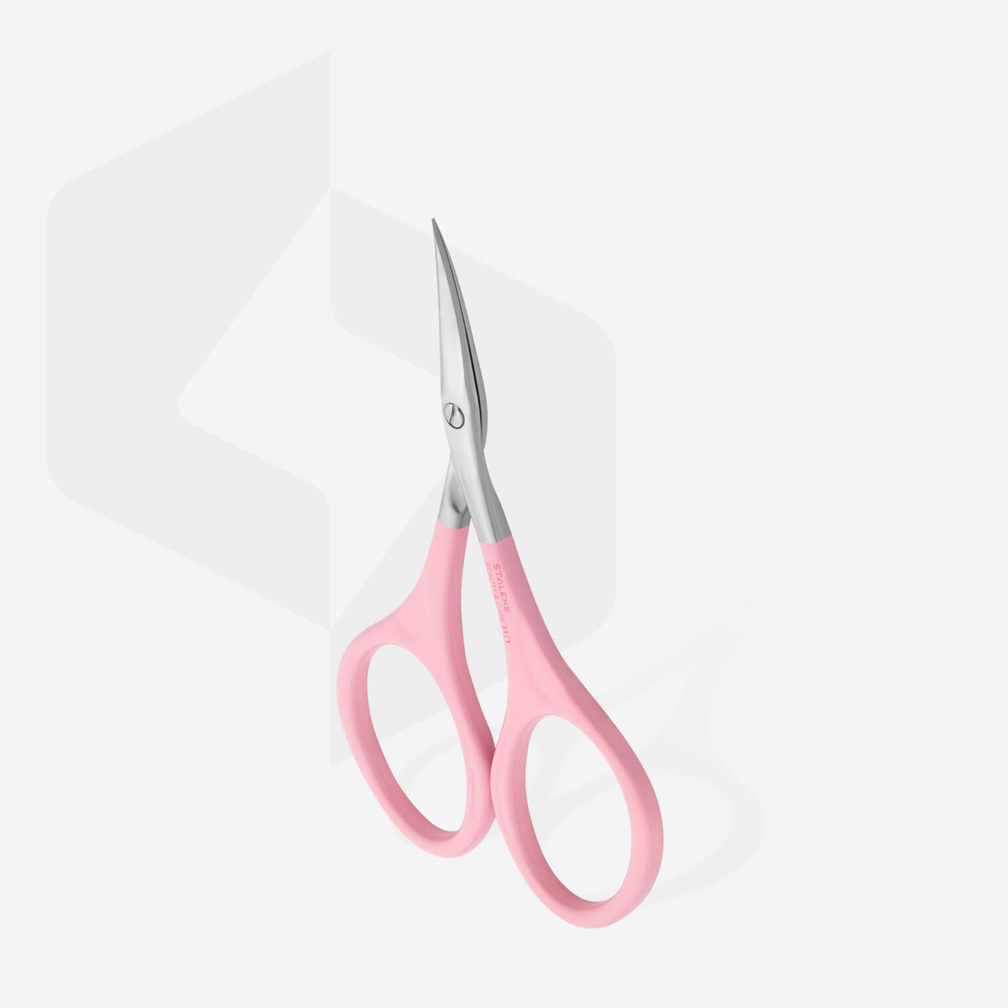 STALEKS Pink cuticle scissors BEAUTY & CARE 11 TYPE 1 (SBC-11/1)