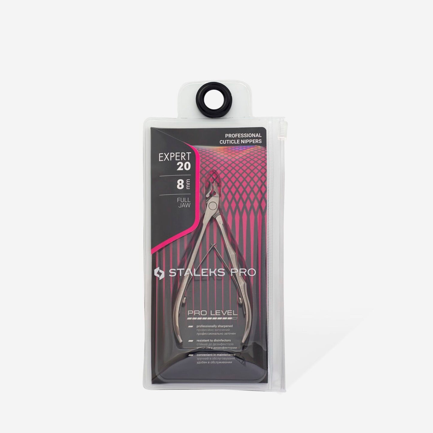 STALEKS Pro Professional cuticle nippers Expert 20, 8 mm (NE-20-8)