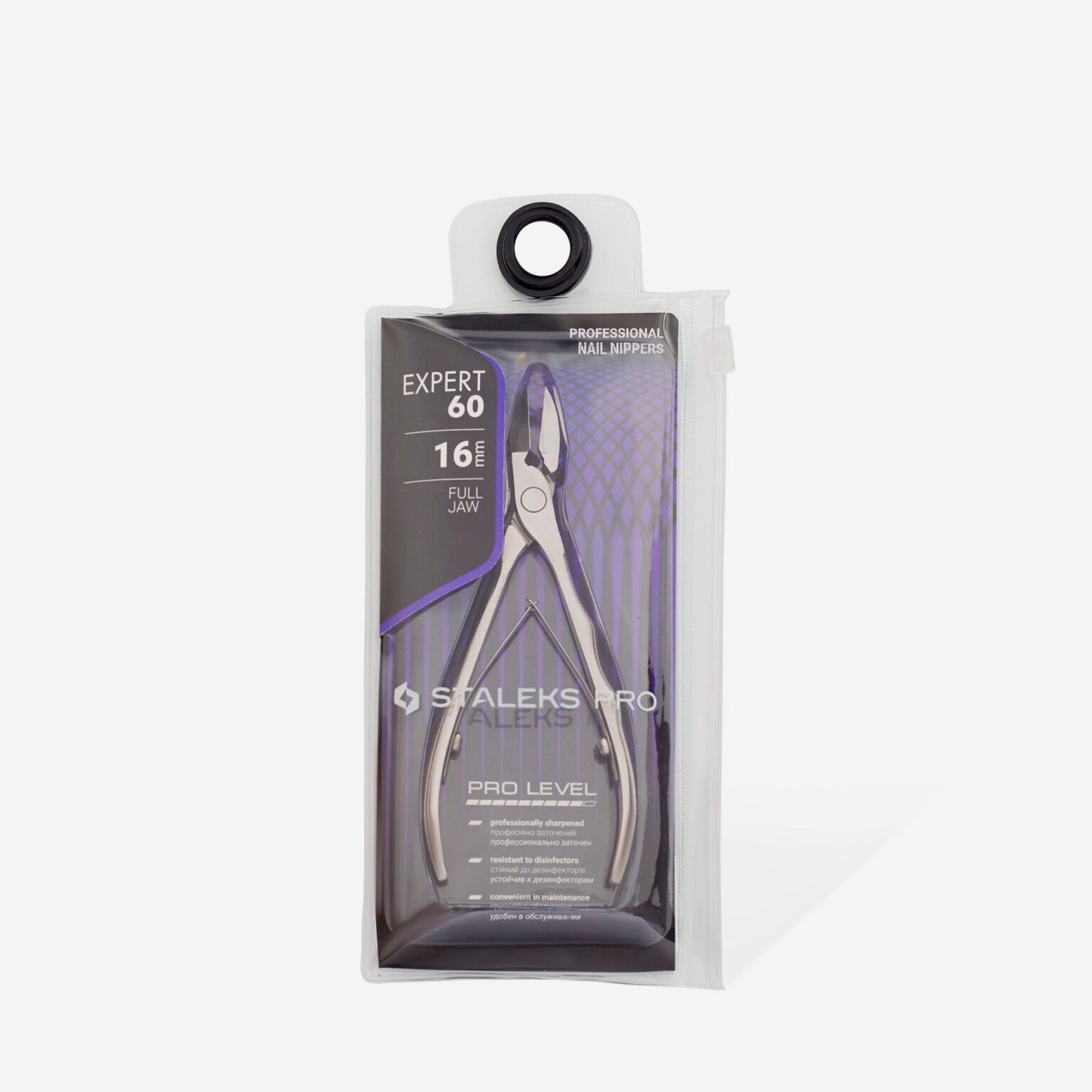 STALEKS Pro Professional nail nippers Expert 60, 16 mm