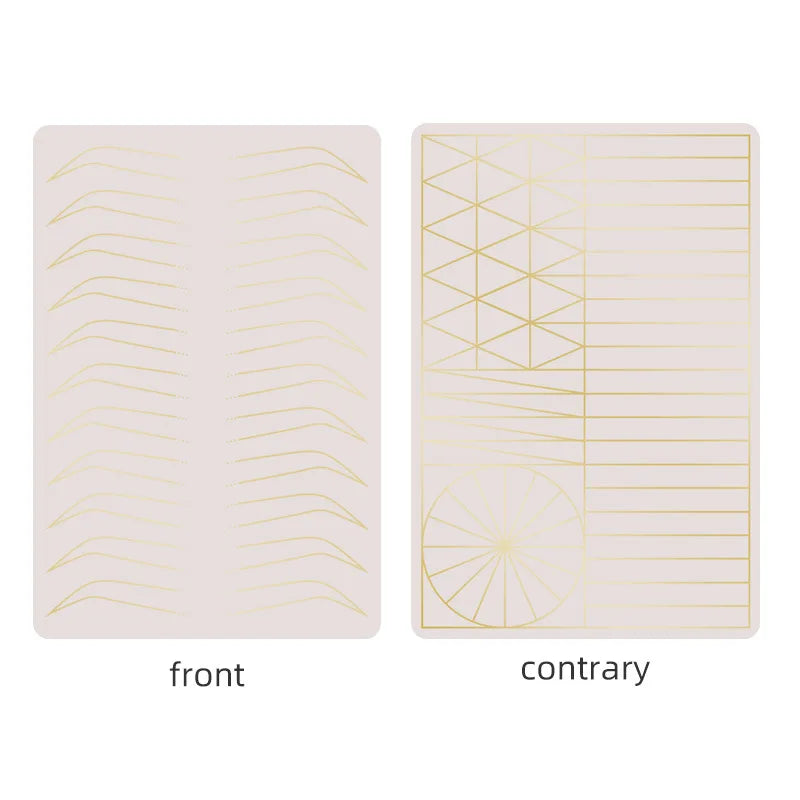 PMU Doubled Sided Microblading Practice Skin Tattoo Lips & Lines 1pcs