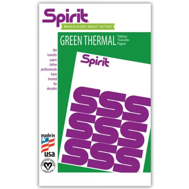 Spirit Green Thermal Image Copier Paper — 8-1/2" x 11" - 100 Sheets