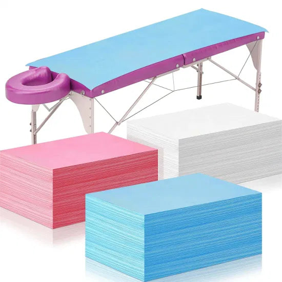 Beauty Sheet Cover, Disposable Bed Sheet,10 Pcs 180*80cm Non-Woven Disposable Waterproof Bed Sheet Massage Beauty Cover