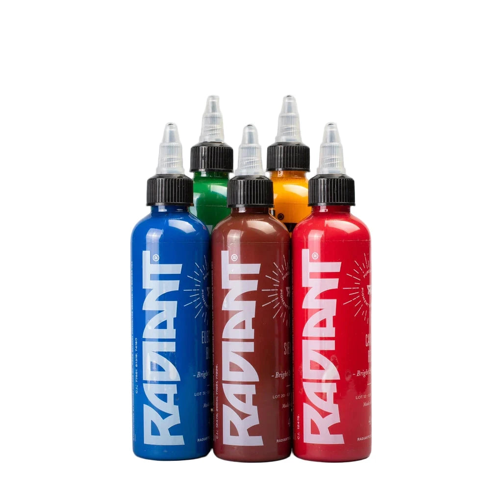 Radiant Traditional 5 Colours Set Tattoo Ink