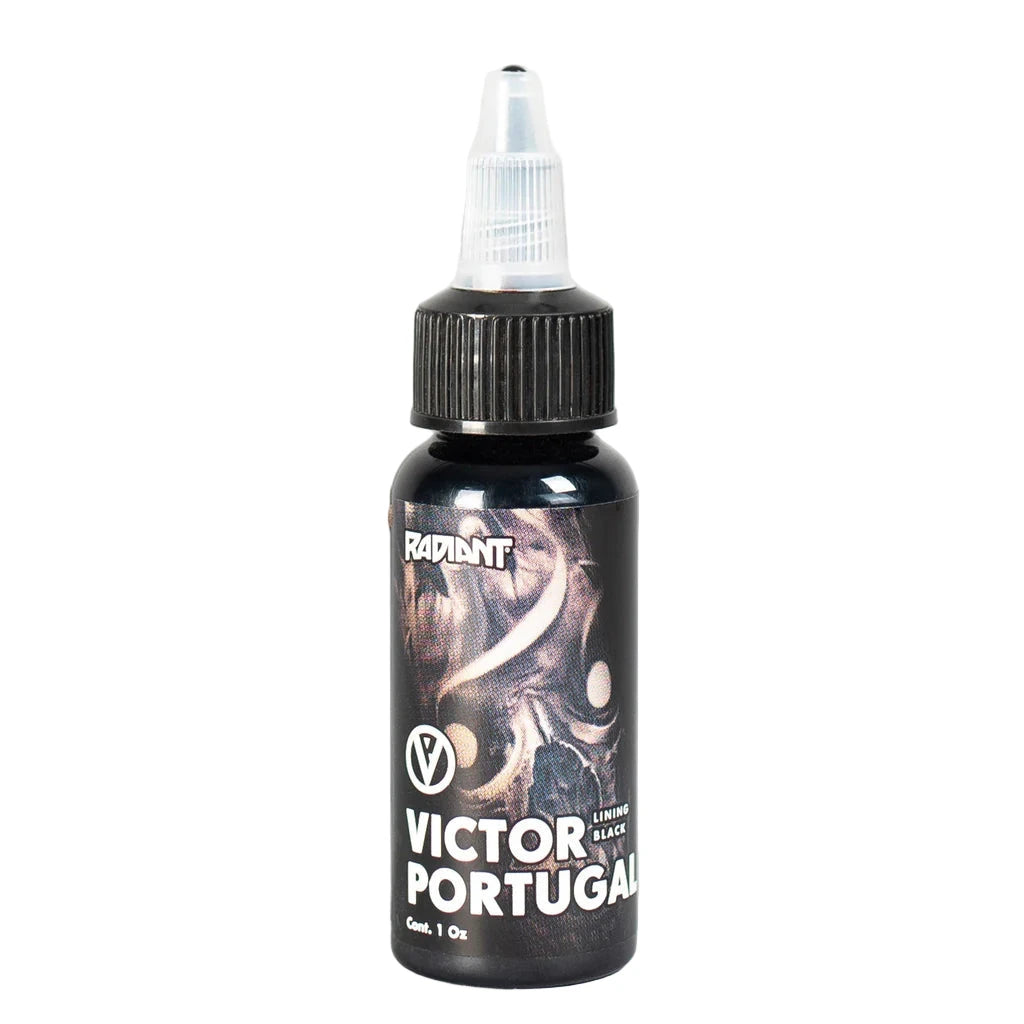 Radiant Victor Portugal Greywash Lining Black Tattoo Ink