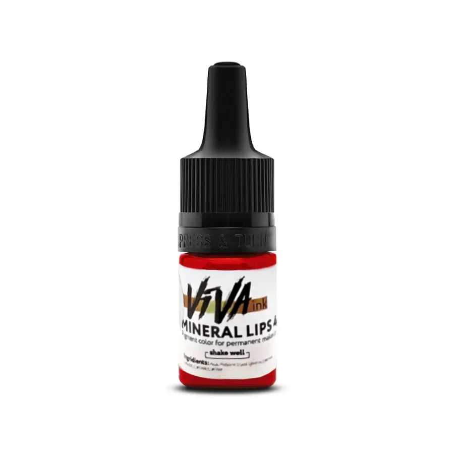 Viva Permanent Make up Pigment Lips Mineral 4/Ruby Red, 5ml 💎NANO