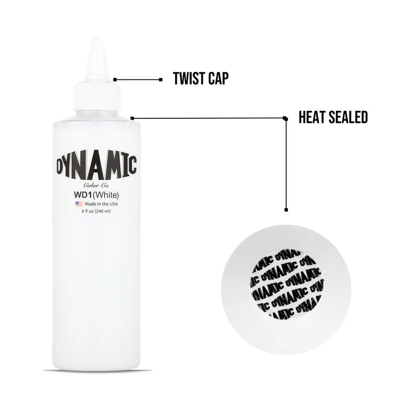 Dynamic White Tattoo Ink