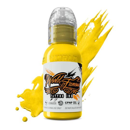 World Famous Neon Yellow Tattoo Ink
