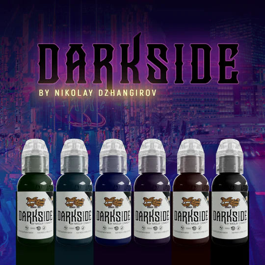 World Famous Nikolay Dzhangirov Darkside Set Tattoo Ink (6 colors)