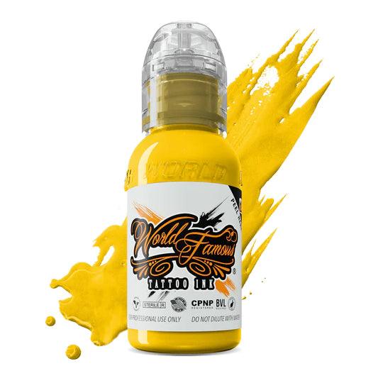 World Famous Straight Yellow Tattoo Ink