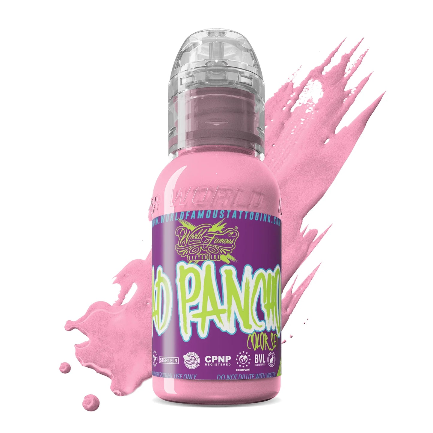 World Famous A.D. Pancho Proteam Color - Light Pink Tattoo Ink
