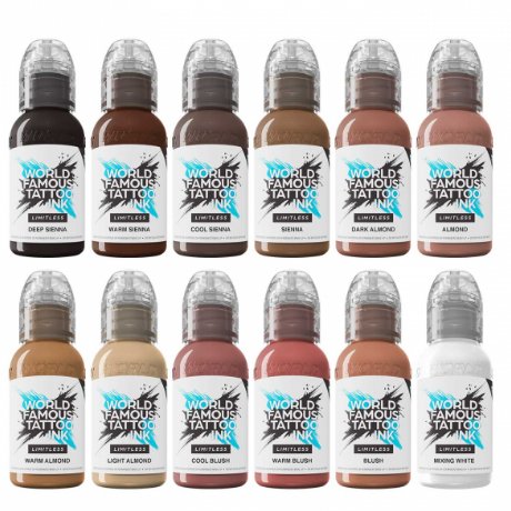 World Famous Ink Limitless Pink Ribbon Set 12x30ml