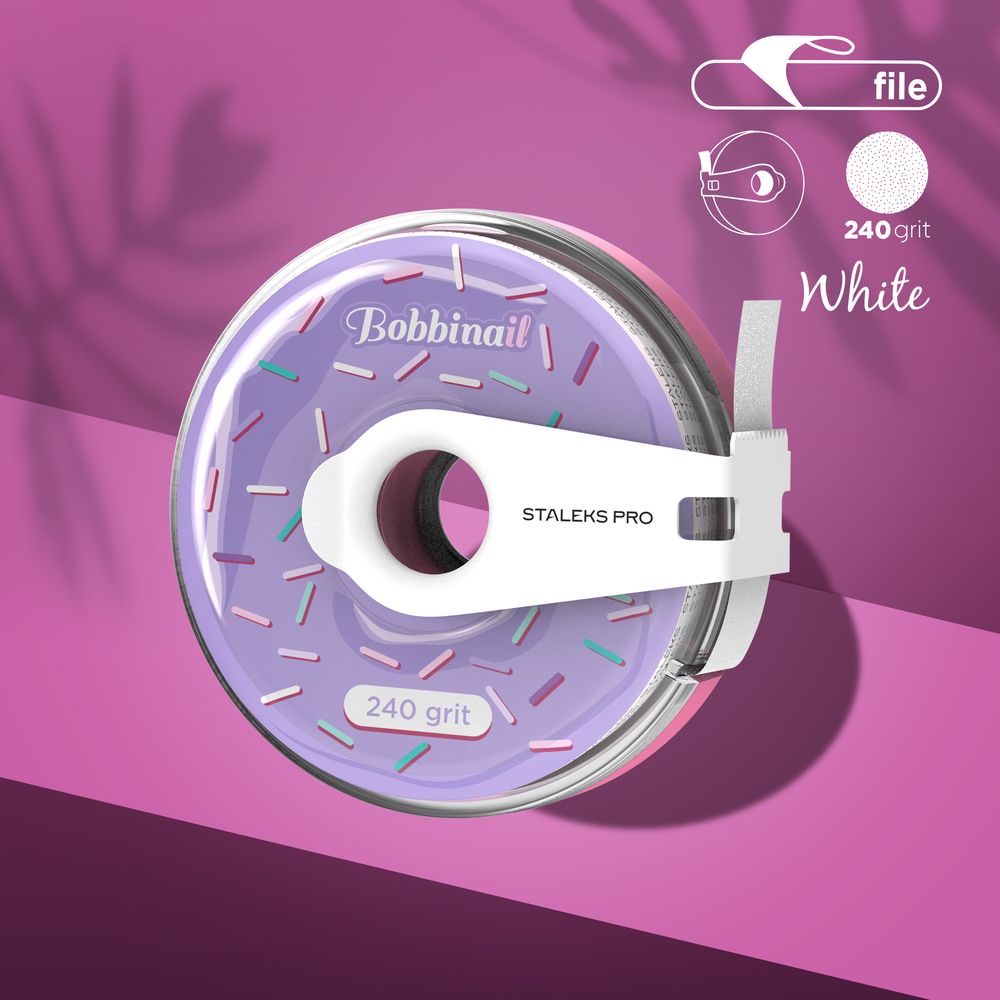 STALEKS White disposable abrasive tape EXPERT in a plastic case