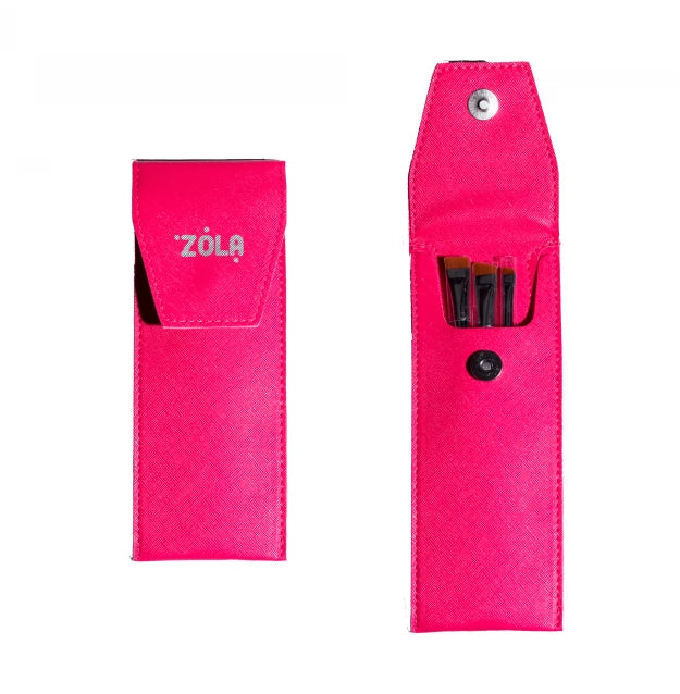 Case for brushes ZOLA / raspberry (without brushes)