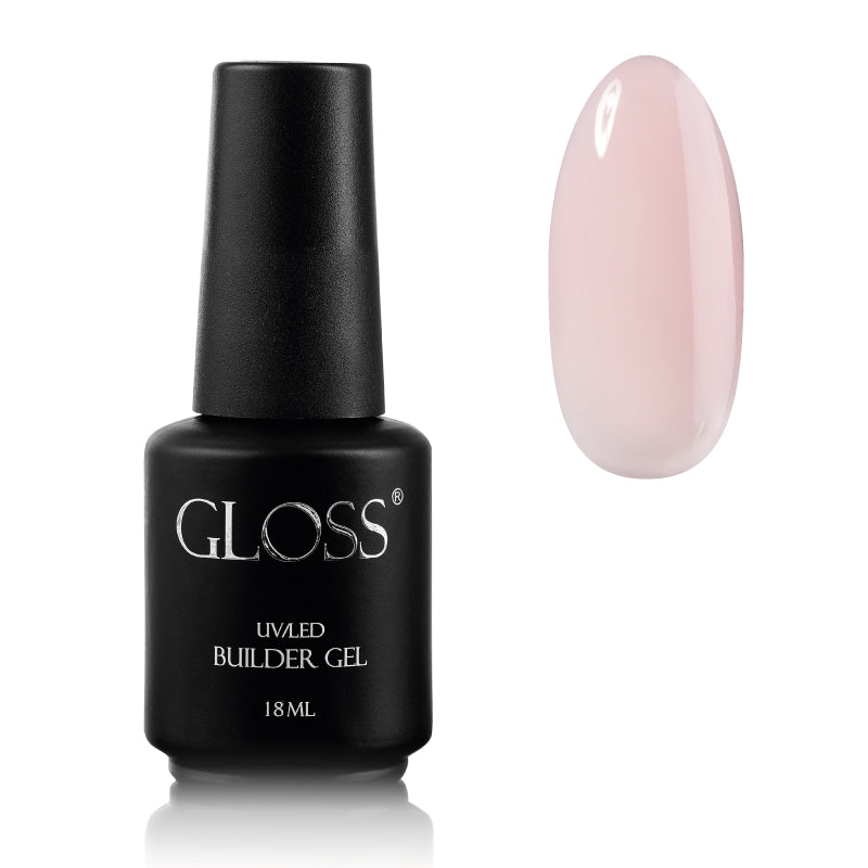 GLOSS Single-phase gel with brush Builder Gel Crepe, 18 ml