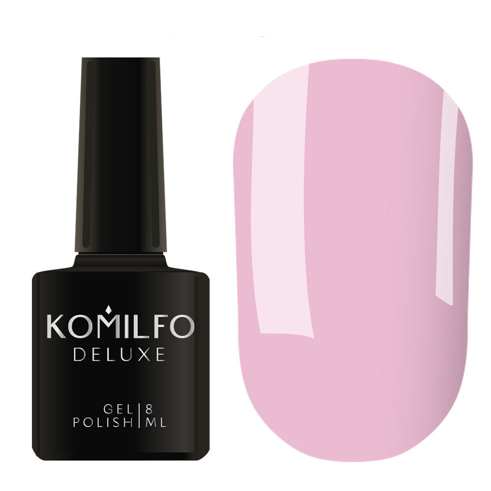Gel Polish D038 Komilfo Deluxe Series D038 (bright lavender pink, enamel), 8 ml