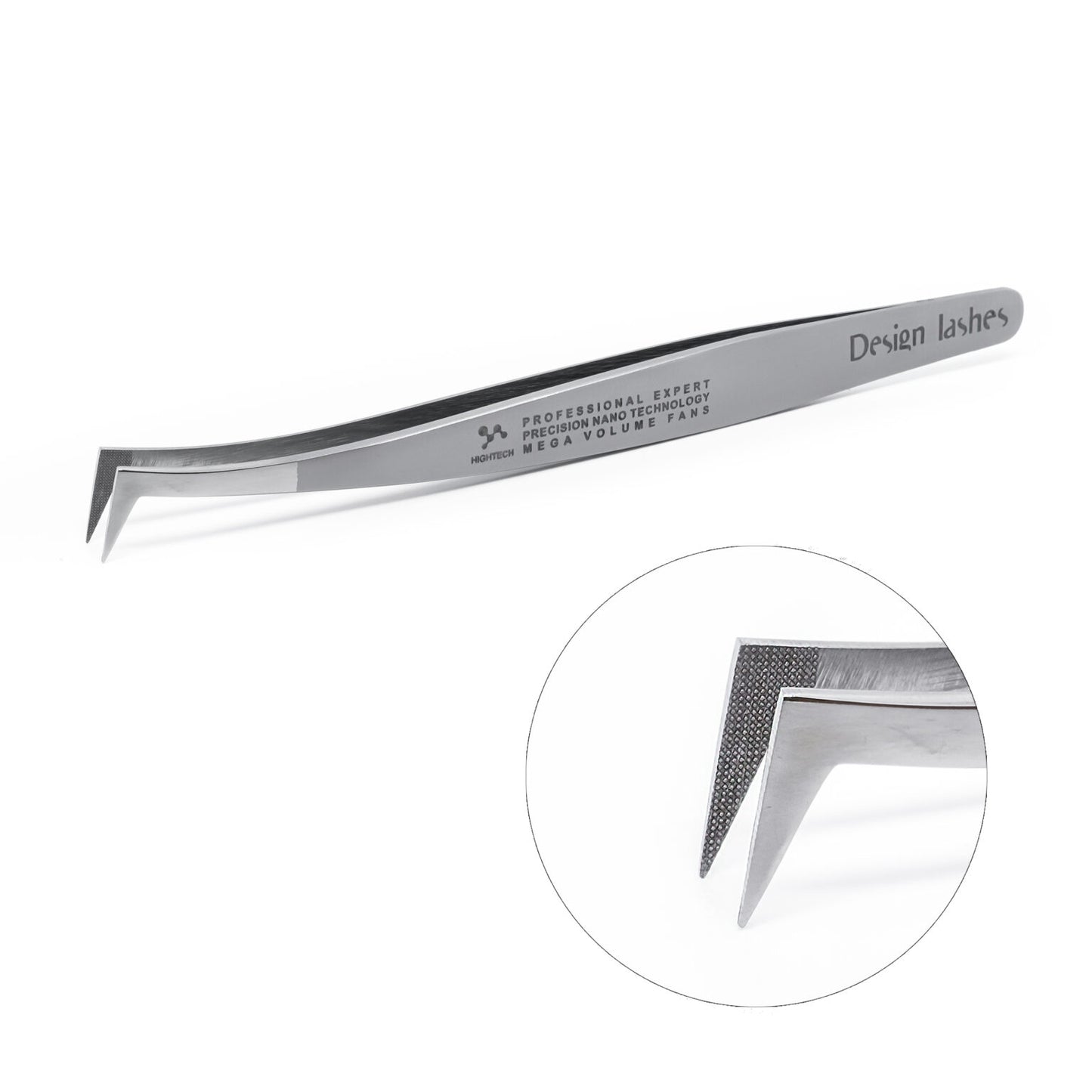 DESIGN LASHES Tweezers Axe with Nano coating eyelashes