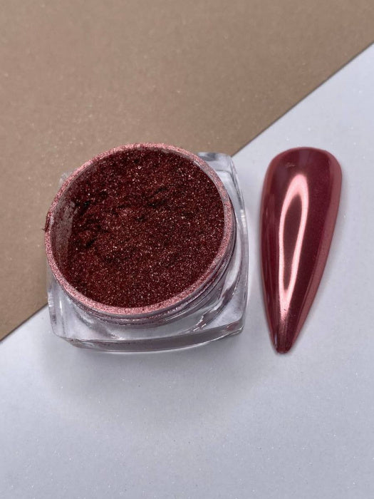 DARK Powder Nail Designe