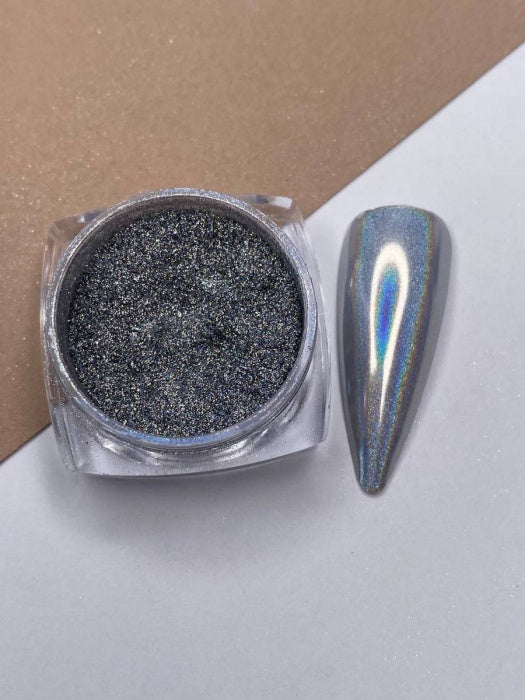 DARK Powder Nail Designe