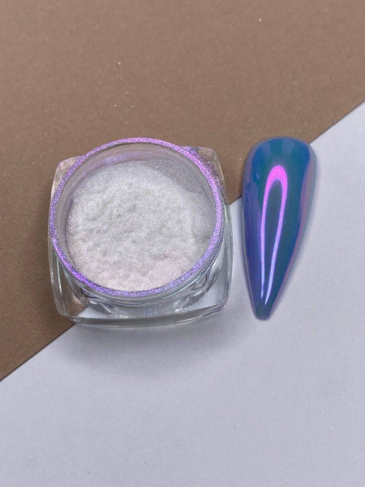 DARK Powder Nail Designe
