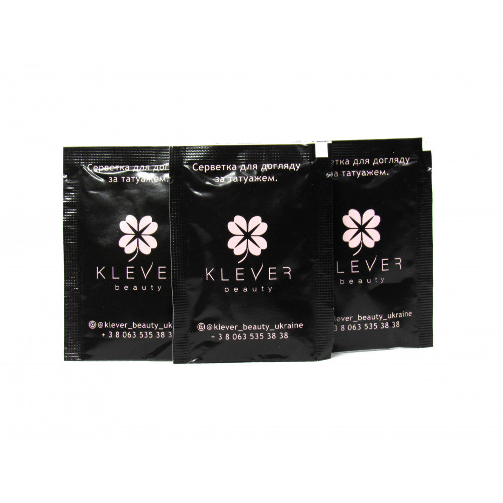 Tattoo care napkins klever beauty 1pcs