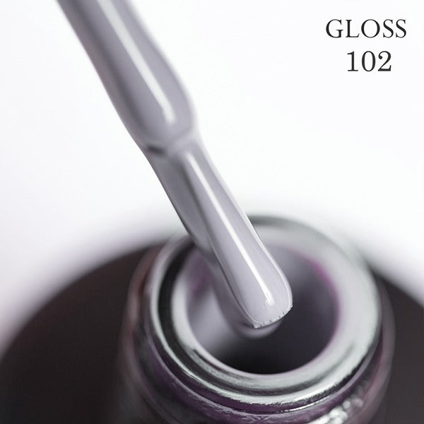 Gel polish 102 GLOSS (warm grey), 11 ml