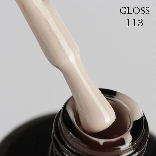 Gel polish 113 GLOSS (beige), 11 ml
