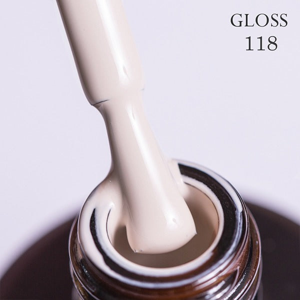 Gel polish 118 GLOSS (cream), 11 ml