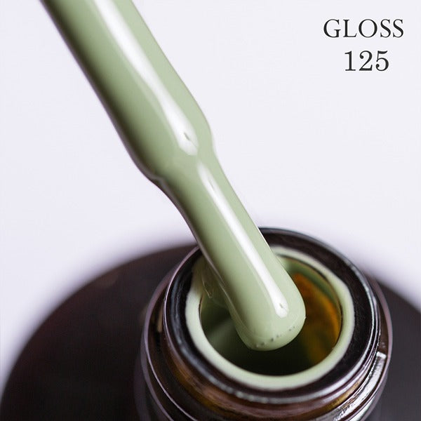 Gel polish 125 GLOSS (dusty olive), 11 ml