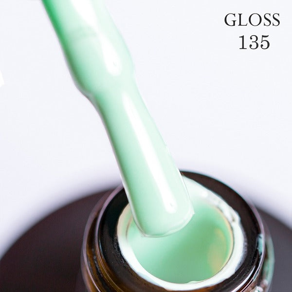 Gel polish 135 GLOSS (soft mint), 11 ml