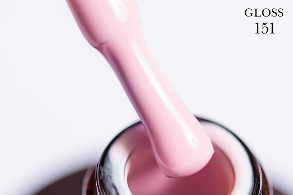 Gel polish 151 GLOSS (beige peach), 11 ml