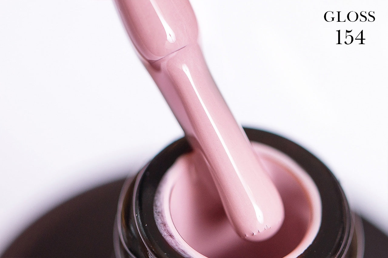 Gel polish 154 GLOSS (dusty rose), 11 ml