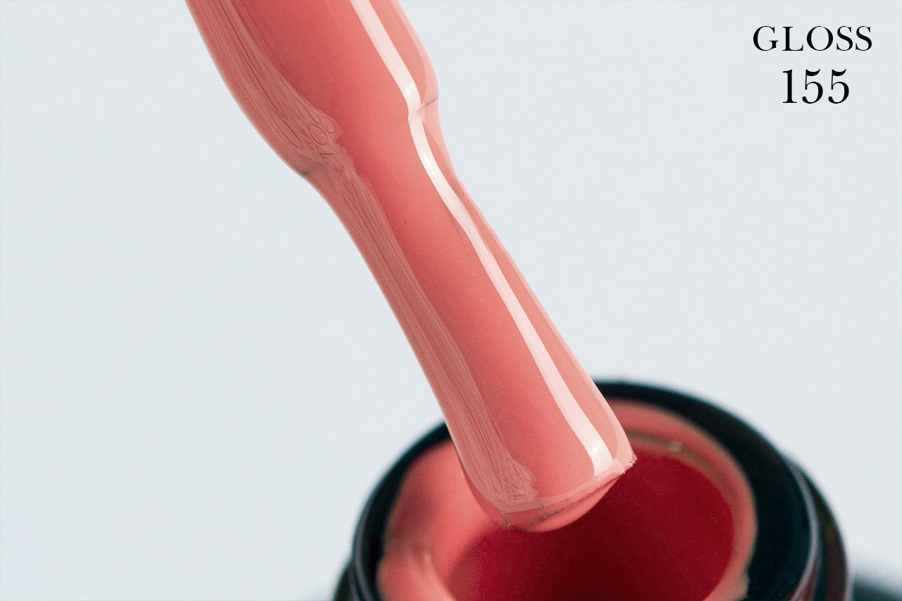 Gel polish 155 GLOSS (pink coral), 11 ml