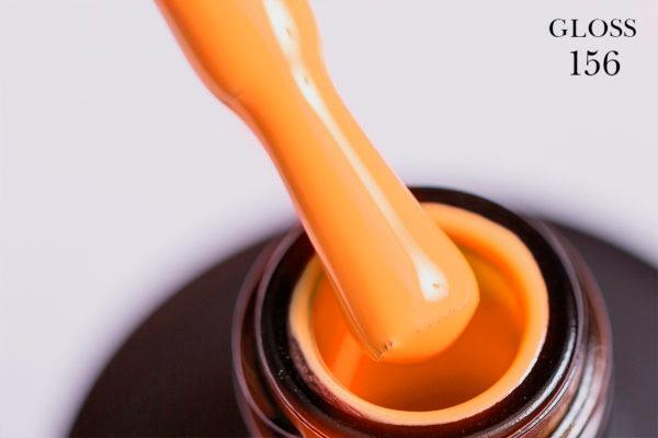 Gel polish 156 GLOSS (orange), 11 ml