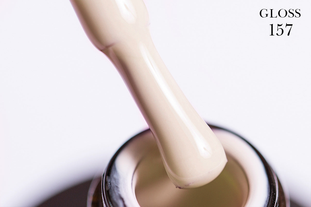 Gel polish 157 GLOSS (creme brulee), 11 ml