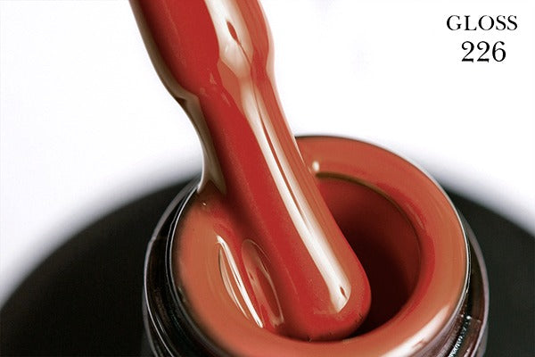 Gel polish 226 GLOSS (titian), 11 ml