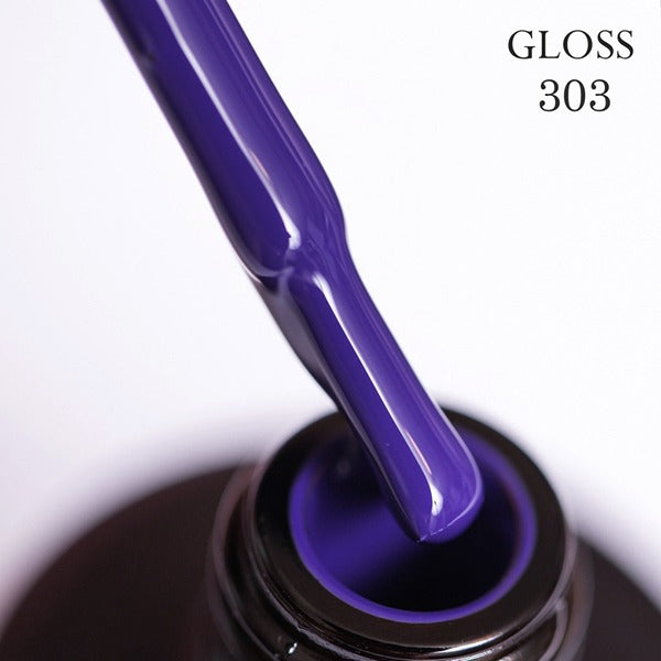 Gel polish 303 GLOSS (classic violet), 11 ml