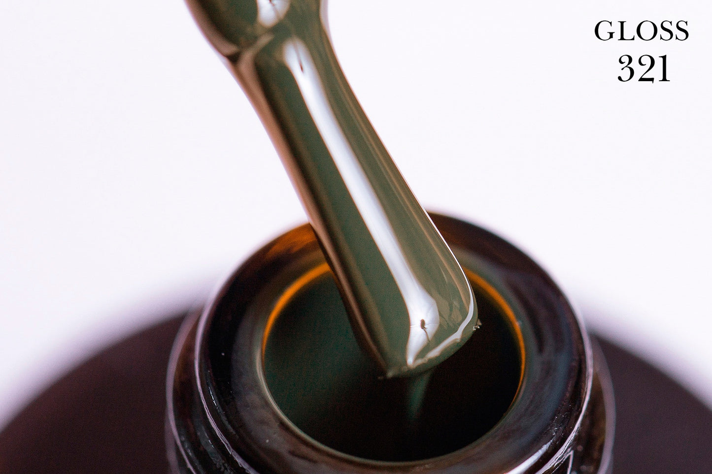 Gel polish 321 GLOSS (khaki), 11 ml