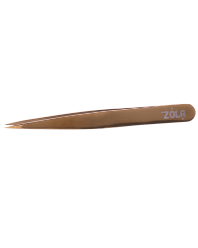 ZOLA Professional Eyebrow Tweezers Pointed (Gold, Silver)