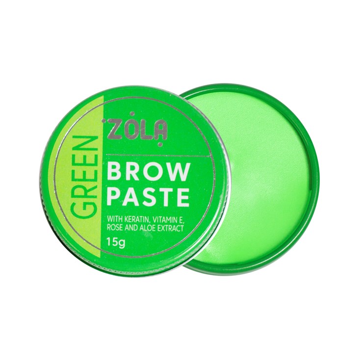 Contour eyebrow paste ZOLA / Brow Paste / Green, 15 g