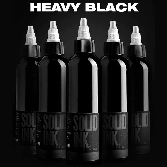 Solid ink Heavy Black Tattoo ink