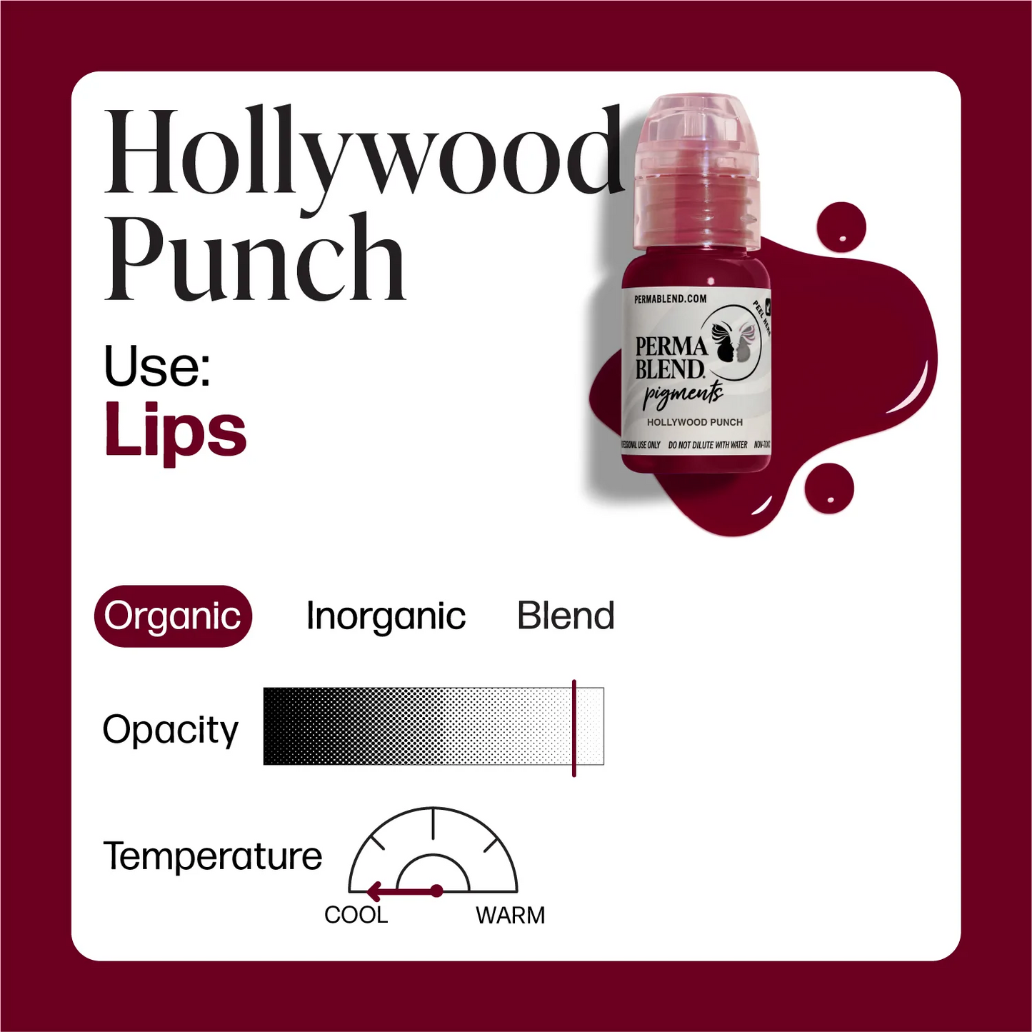 HOLLYWOOD PUNCH - Perma Blend Pigment - 1/2oz Bottle