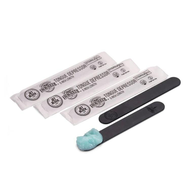 INKEEZE Jet Black X Tongue Depressors For Tattoo