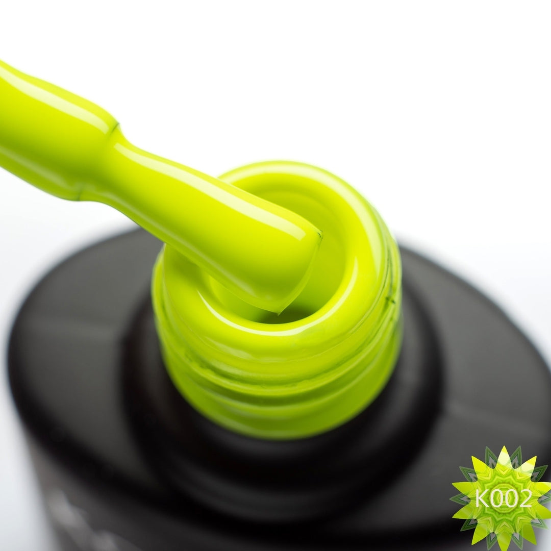 Gel Polish K002 Komilfo Kaleidoscopic Collection (yellown, neon), 8 ml