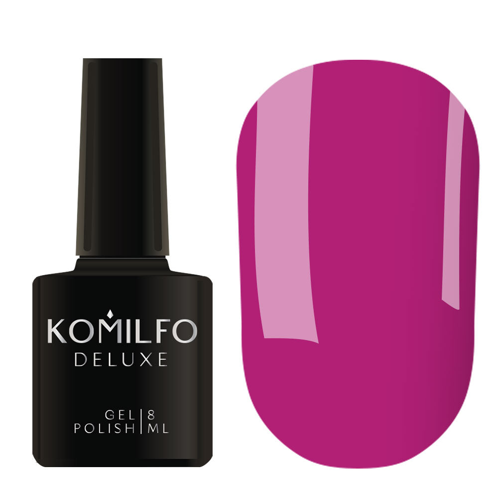 Gel Polish K013 Komilfo Kaleidoscopic Collection (pink violet, neon), 8 ml