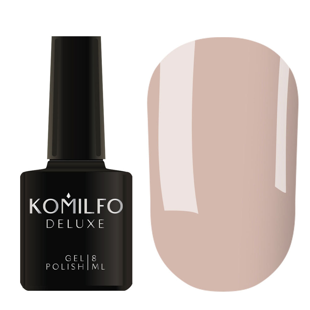 Gel Polish D212 Komilfo Deluxe Light Cocoa, Enamel, 8 ml