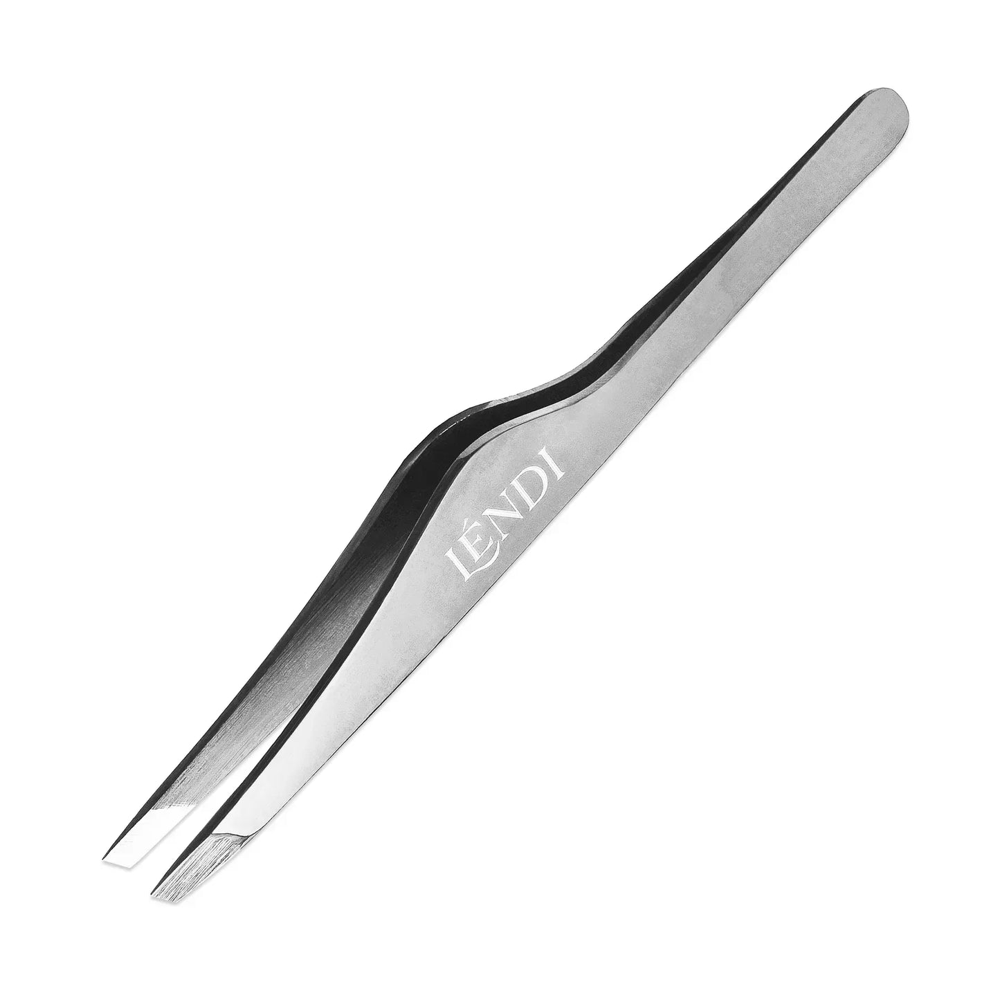 LENDI Eyebrow Tweezers Beveled (Blue, Gold, Black, Purple, Silver)