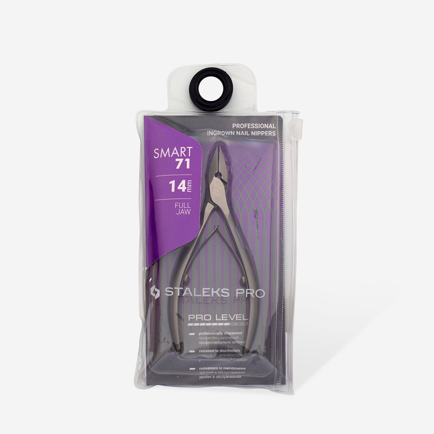 STALEKS Pro Professional nippers for ingrown nails Smart 71, 14 mm (NS-71-14)